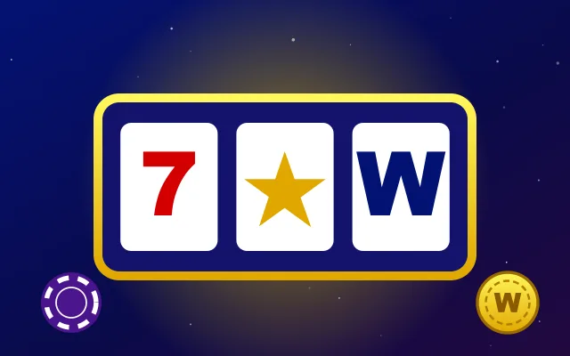 Games at Casino Wonaco: slot reels with sevens, a star and the W symbol