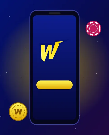 Wonaco on your phone: mobile browser screen with the W logo